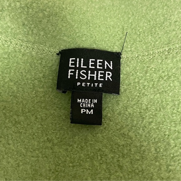 Women’s Eileen fisher wool green blazer jacket size petite medium - Picture 3 of 9